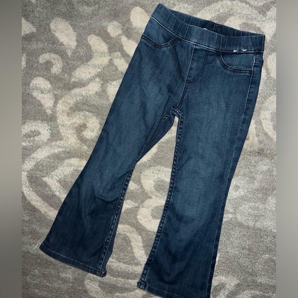 Toddler girl ZARA flared leg jeans